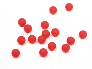 红色小型橡胶球定制