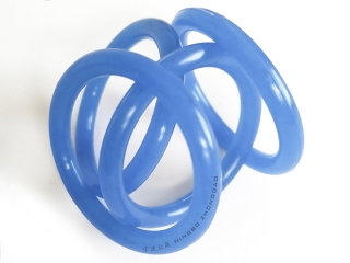 蓝色耐高温防水硅胶O型圈